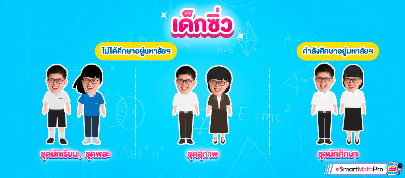 เด็กซิ่ว ต้องแต่งกายอย่างไรในการไปสอบ เด็กซิ่ว ต้องแต่งกายอย่างไรในการไปสอบ