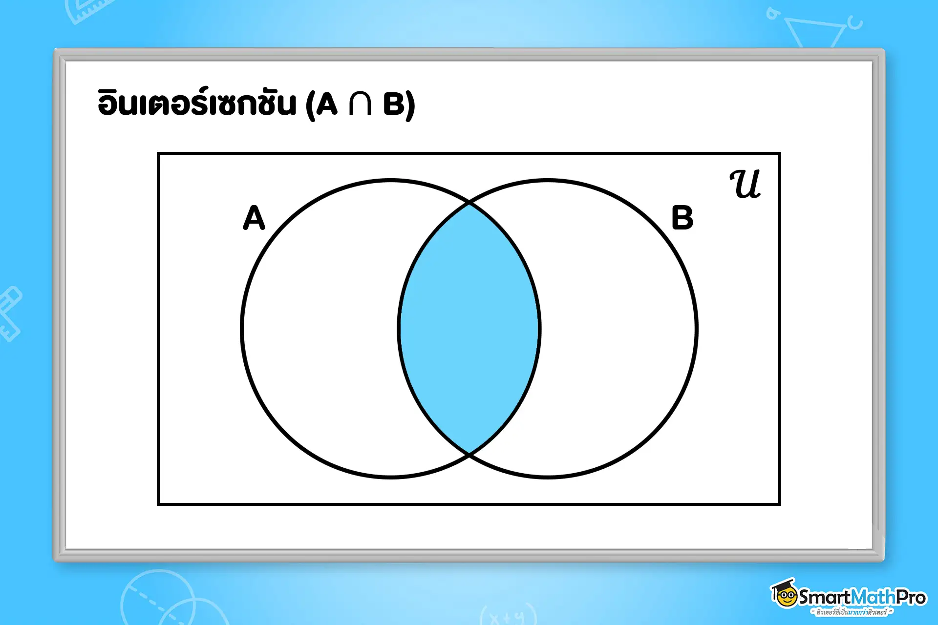 เนื้อหาเซต ม.4 เรื่องอินเตอร์เซกชัน