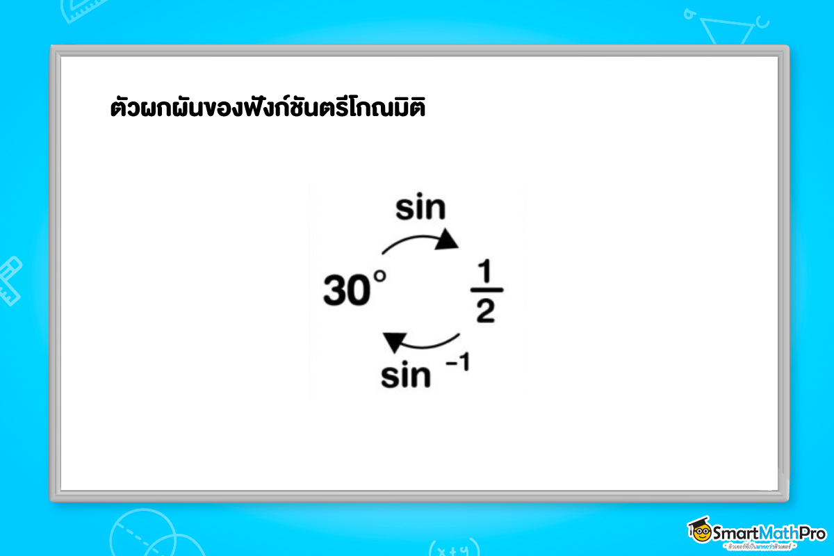 ตรีโกณมิติ ม.5 เรื่อง ตัวผกผันของฟังก์ชันตรีโกณมิติ