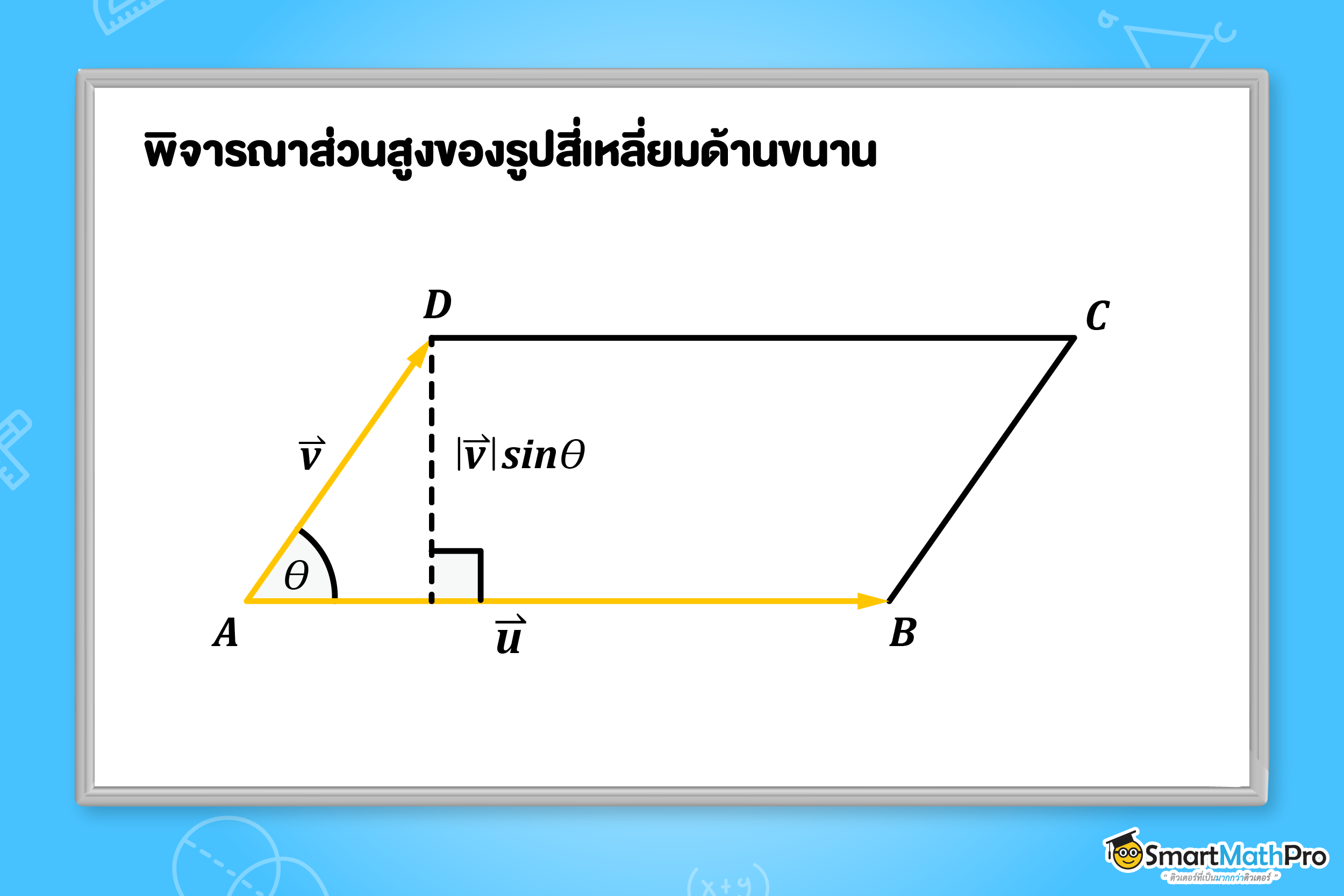 การหาสี่เหลี่ยมด้านขนานในเวกเตอร์ ใน เวกเตอร์ ม.5