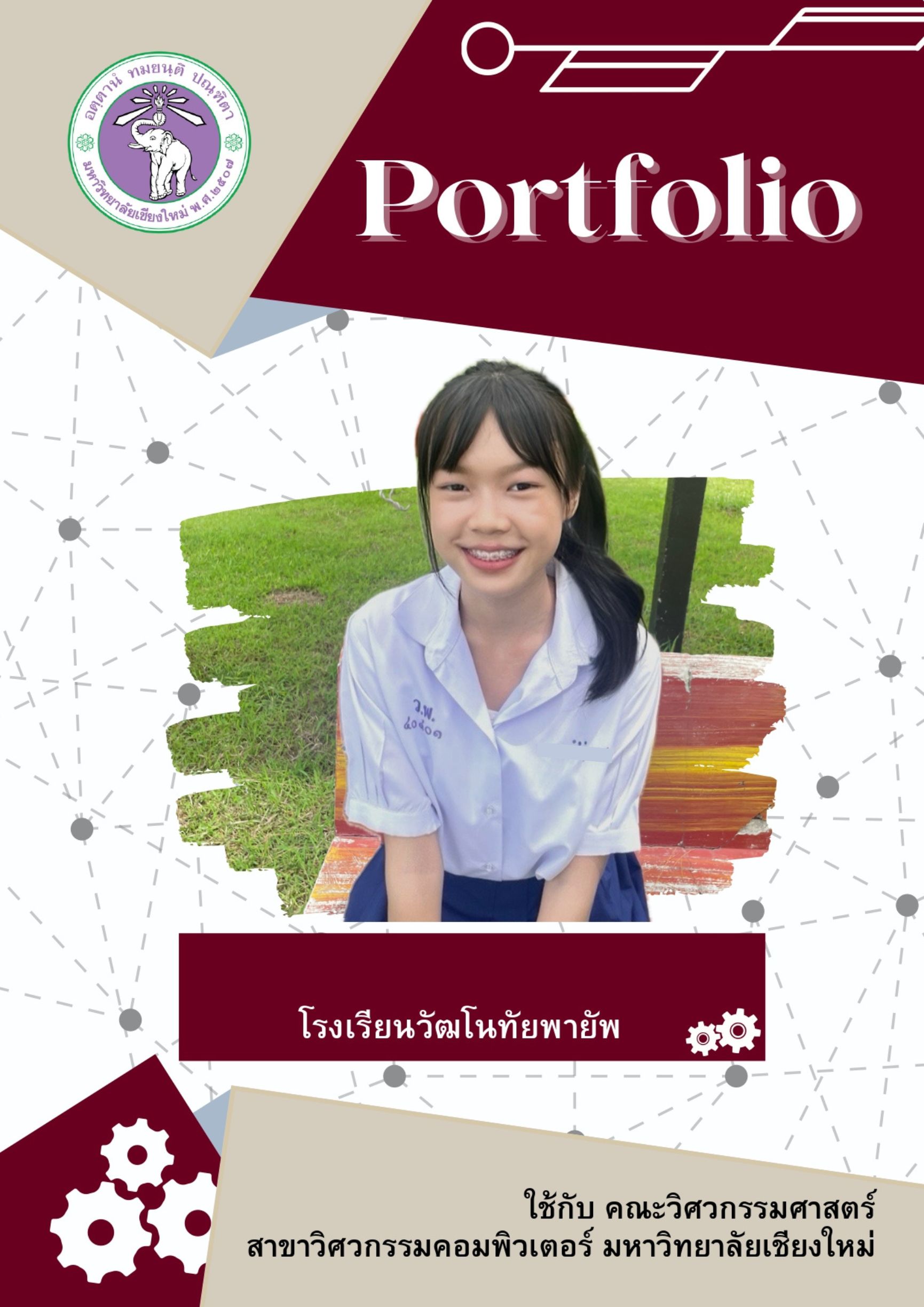 ตัวอย่าง Portfolio_คณะวิศวกรรมศาสตร์ สาขาวิศวคอมพิวเตอร์