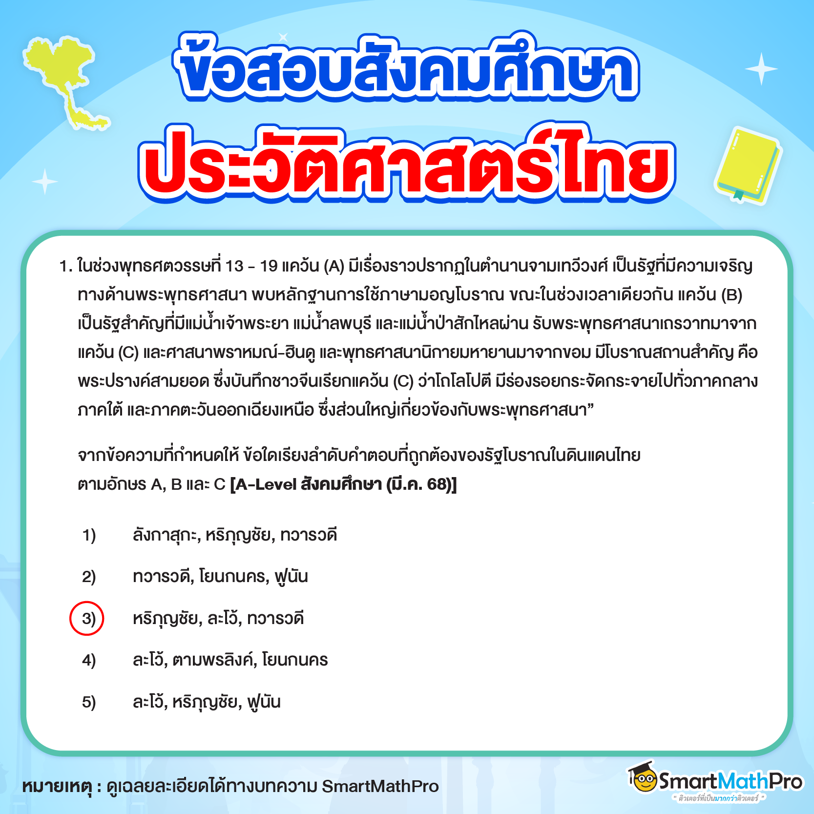 ข้อสอบสังคม_ประวัติศาสตร์ ข้อที่ 1