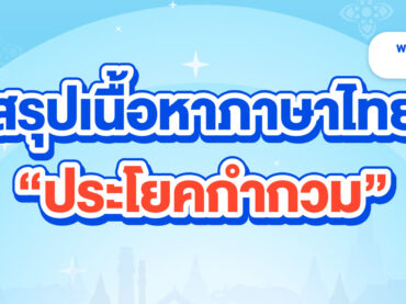สรุปเนื้อหา ประโยคกำกวม