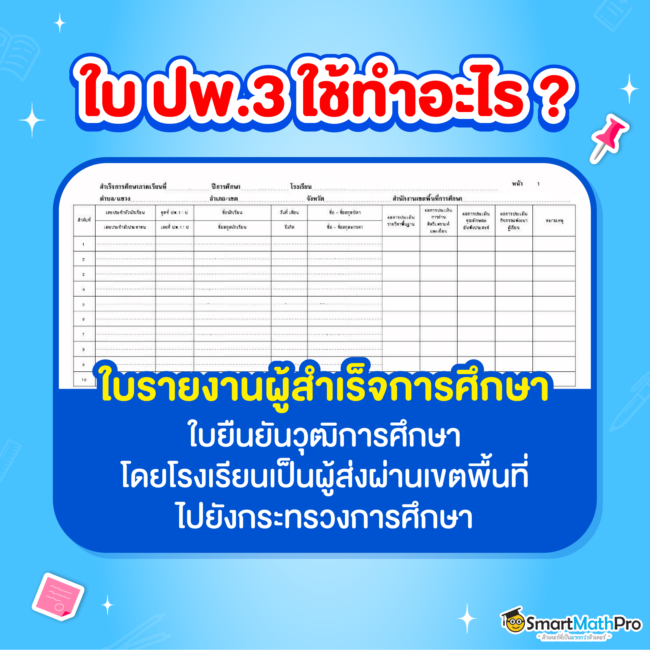 ใบ ปพ. 1-9 คืออะไร? พร้อมแจกภาพตัวอย่างใบ ปพ. ทุกแบบ