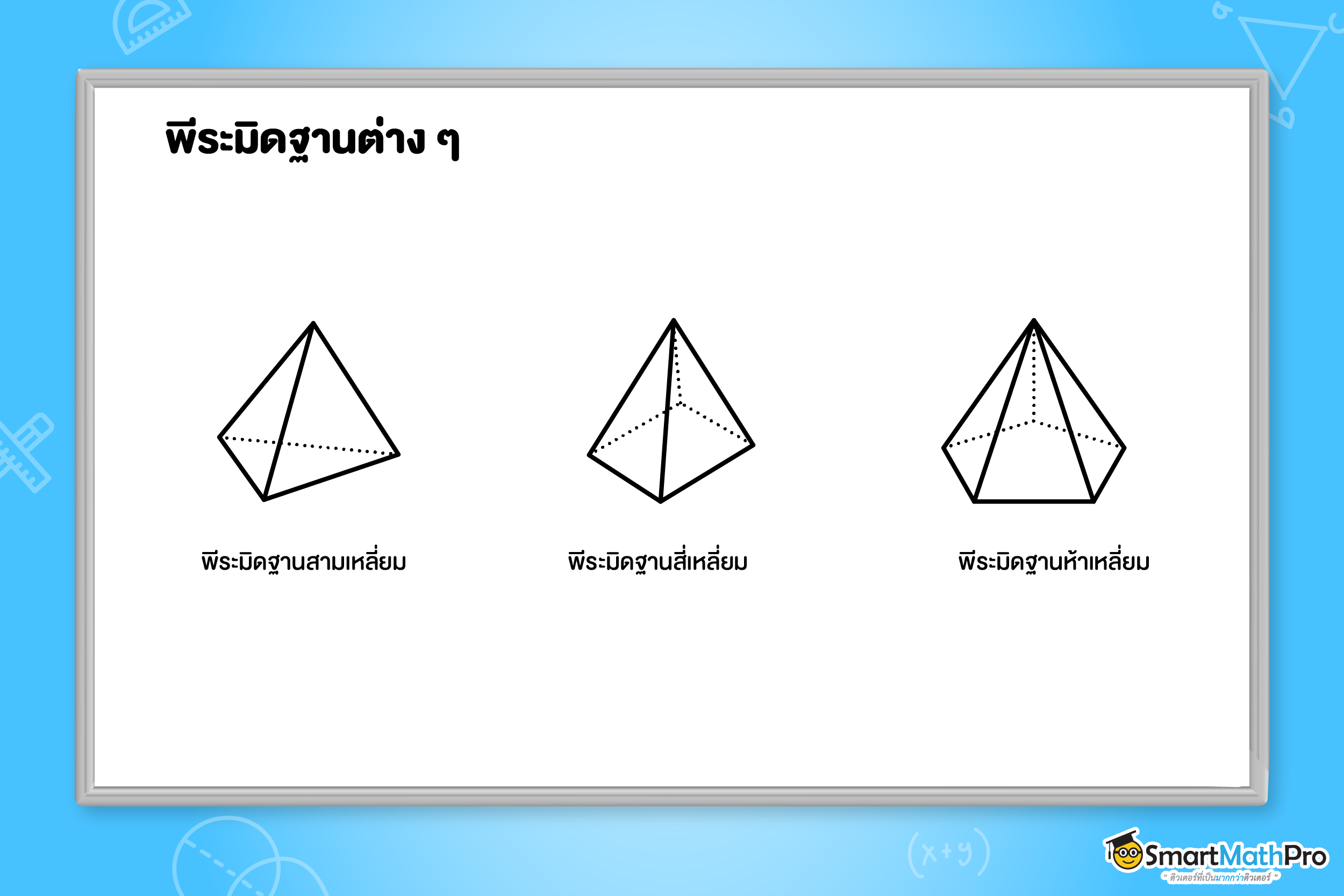 พีระมิดฐานต่าง ๆ