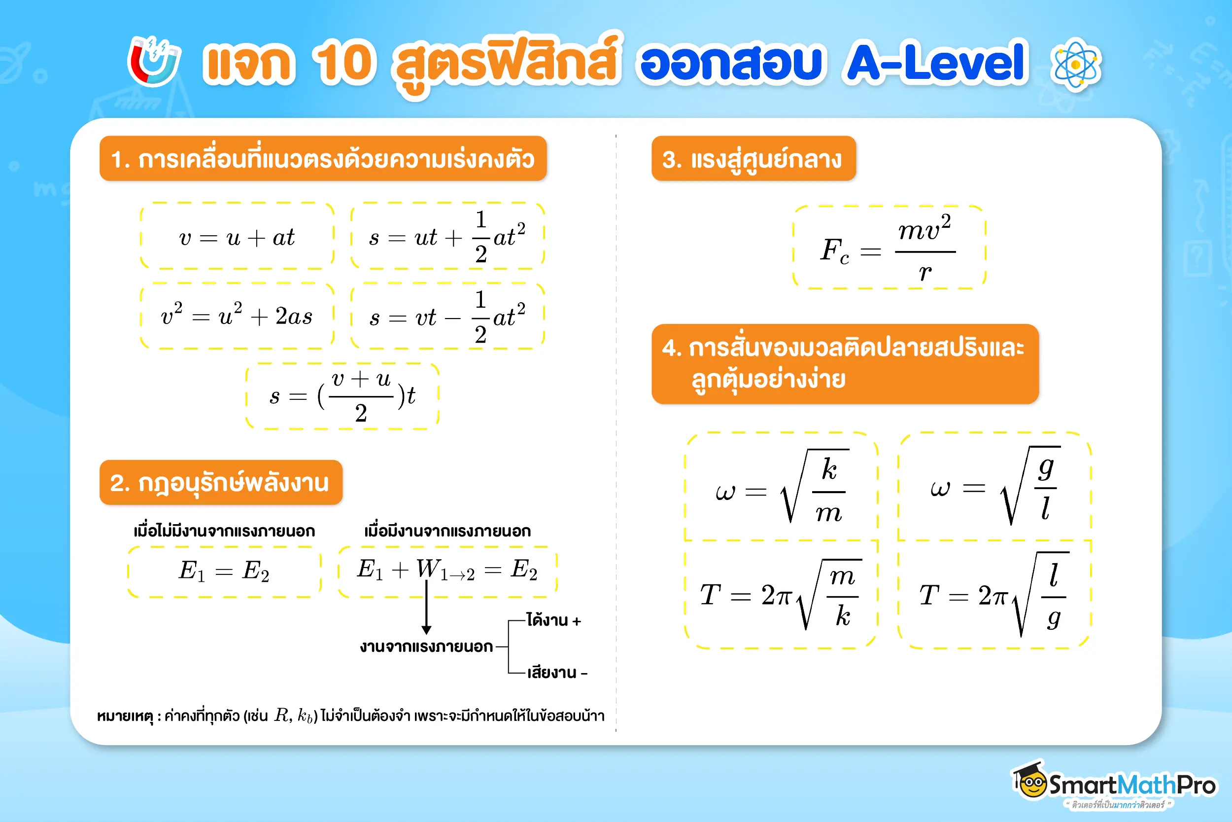 สูตรฟิสิกส์ 2