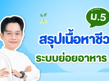 ระบบย่อยอาหารมนุษย์ ม.5