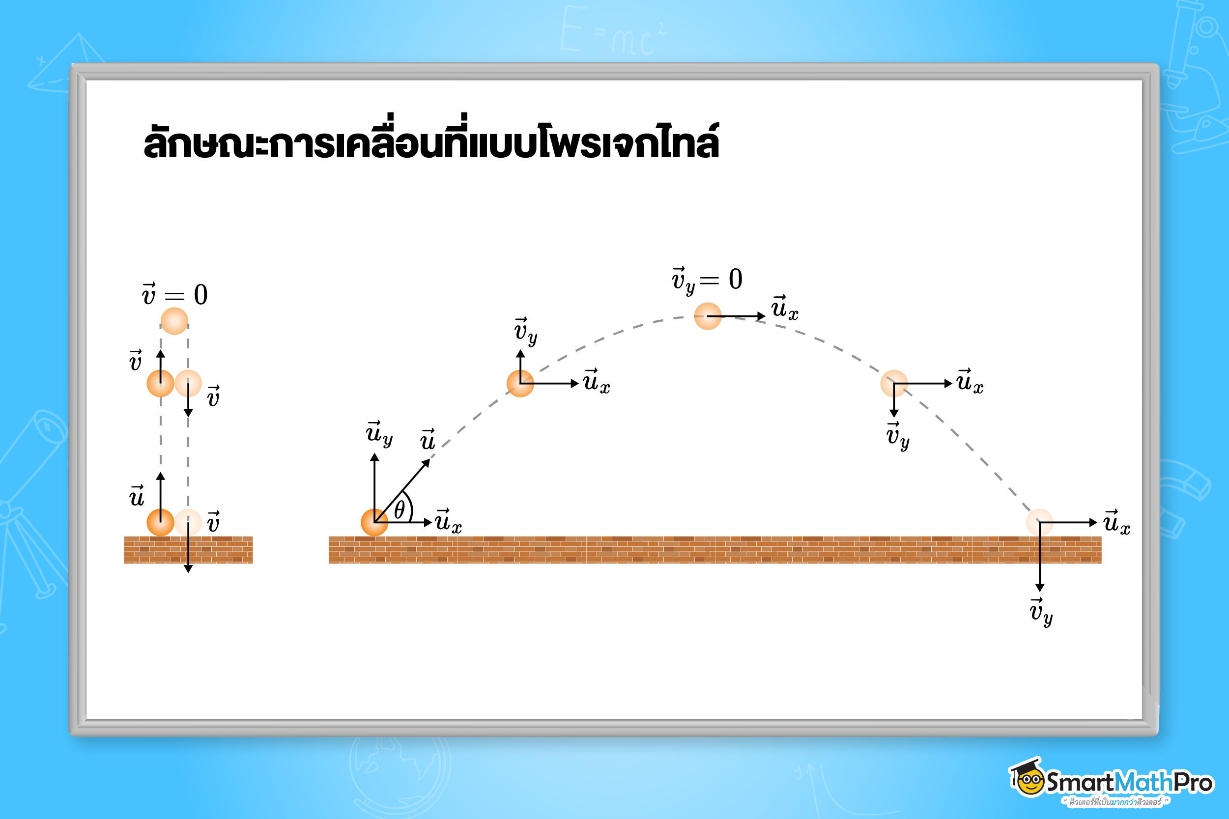 ลักษณะการเคลื่อนที่แบบโพรเจกไทล์