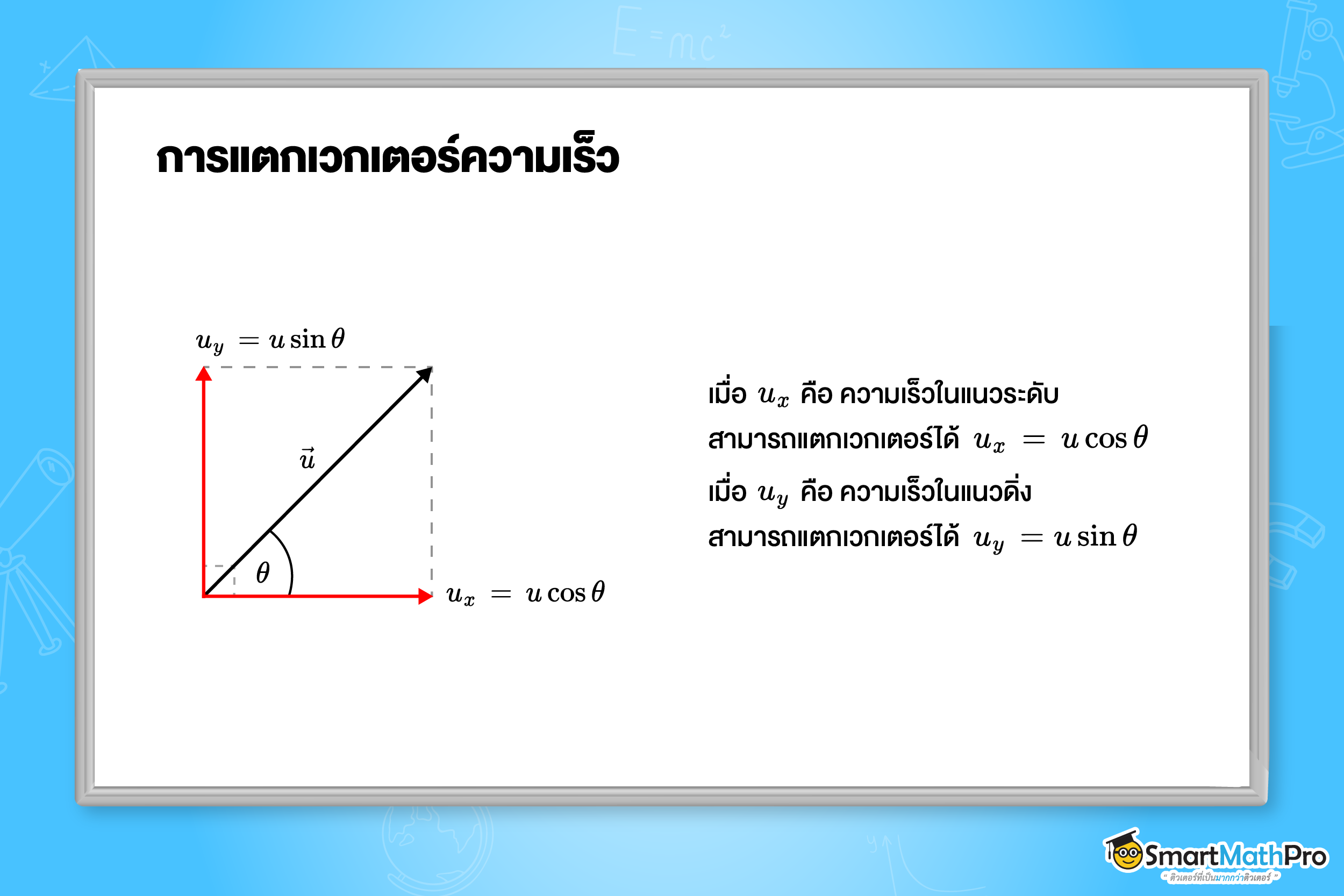 การแตกเวกเตอร์ความเร็ว